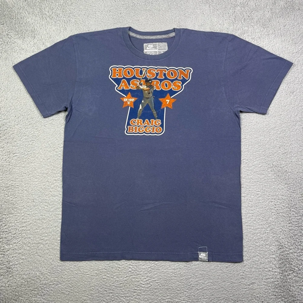 Nike Houston Astros‎ Craig Biggio MLB T-shirt